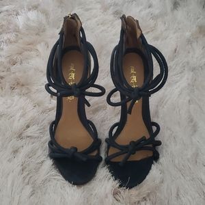 L.A.M.B. leather sandals